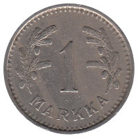 Финляндия 1 марка 1937 год