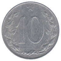 Чехословакия 10 геллеров 1954 год