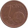 Германия 1 евроцент 2002 год (J)