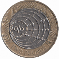 Великобритания 2 фунта 2001 год (Радио)