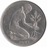 ФРГ 50 пфеннигов 1991 год (J)