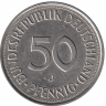 ФРГ 50 пфеннигов 1991 год (J)