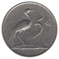 ЮАР 5 центов 1973 год