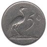 ЮАР 5 центов 1973 год