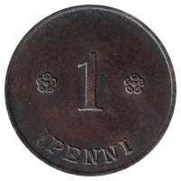 Финляндия 1 пенни 1919 год