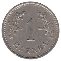 Финляндия 1 марка 1938 год