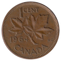 Канада 1 цент 1964 год