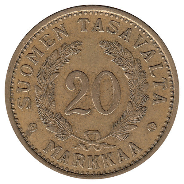 Финляндия 20 марок 1934 год 