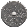 Норвегия 5 крон 1998 год