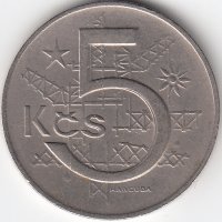 Чехословакия 5 крон 1974 год