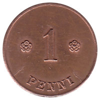 Финляндия 1 пенни 1922 год