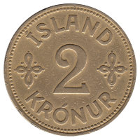 Исландия 2 кроны 1940 год