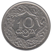 Польша 10 грошей 1923 год