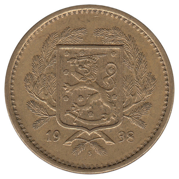 Финляндия 20 марок 1938 год 