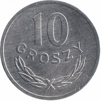 Польша 10 грошей 1970 год