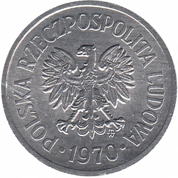 Польша 10 грошей 1970 год