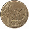 Франция 10 евроцентов 1999 год