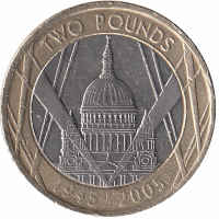Великобритания 2 фунта 2005 год (Вторая мировая война)