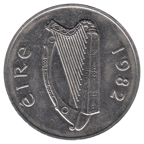 Ирландия 10 пенсов 1982 год