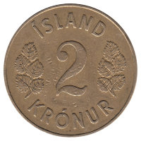 Исландия 2 кроны 1946 год