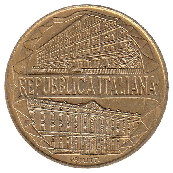 Италия 200 лир 1996 год