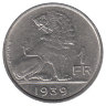 Бельгия (Belgie-Belgique) 1 франк 1939 год