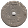 Бельгия  (Belgique-Belgie) 10 сантимов 1938 год