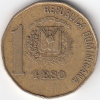 Доминиканская Республика 1 песо 2002 год