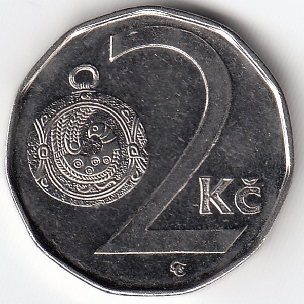 Чехия 2 кроны 2010 год
