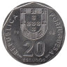 Португалия 20 эскудо 1988 год (UNC)