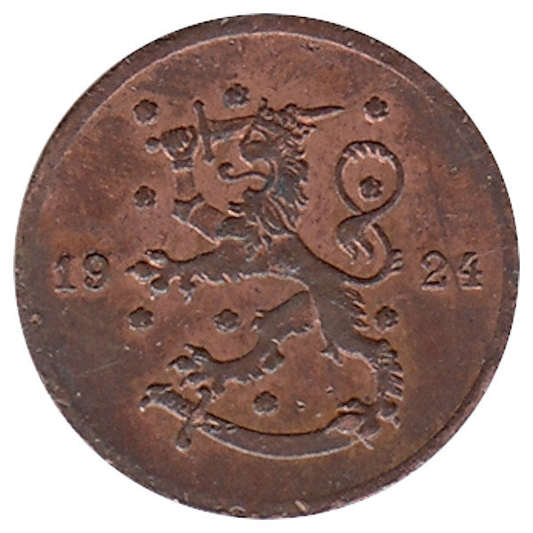 Финляндия 1 пенни 1924 год