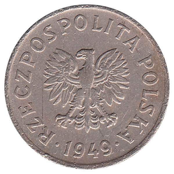 Польша 20 грошей 1949 год (VF-)
