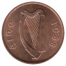 Ирландия 2 пенса 1988 год (не магнитная)