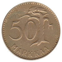 Финляндия 50 марок 1953 год 