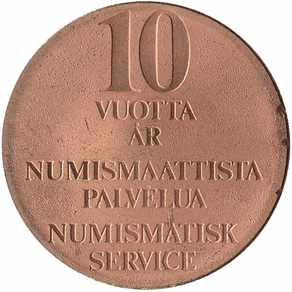 Финляндия юбилейный жетон «MONETARIUM» 