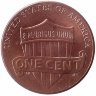 США 1 цент 2016 год