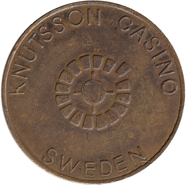 Жетон игровой «KNUTSSON CASINO» Швеция