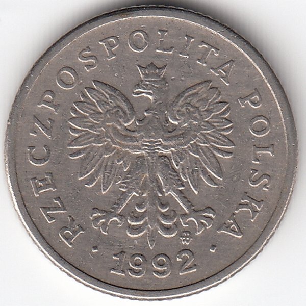 Польша 20 грошей 1992 год
