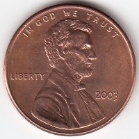 США 1 цент 2003 год