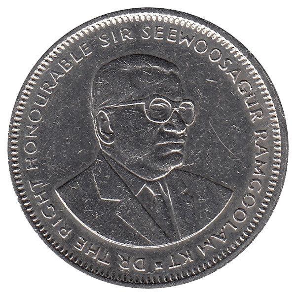 Маврикий 1 рупия 1987 год