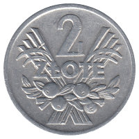 Польша 2 злотых 1974 год