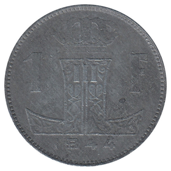Бельгия (Belgie-Belgique) 1 франк 1944 год