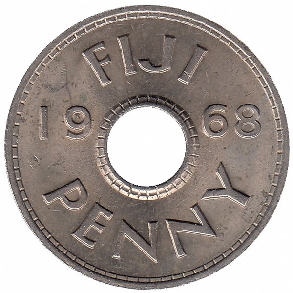 Фиджи 1 пенни 1968 год (aUNC)
