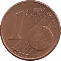 Германия 1 евроцент 2005 год (A)
