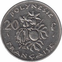 Французская Полинезия 20 франков 1983 год