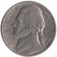 США 5 центов 1992 год (D)