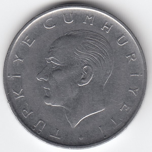 Турция 1 лира 1970 год