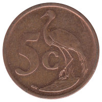 ЮАР 5 центов 2009 год