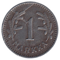 Финляндия 1 марка 1943 год (железо)