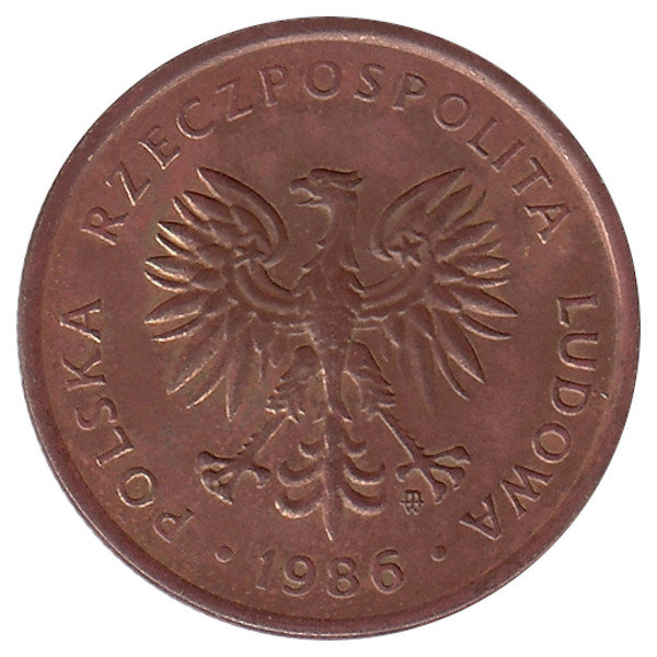 Польша 2 злотых 1986 год